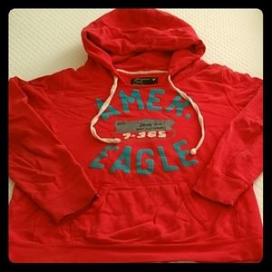 American Eagle Outfitters red hoodie Sz m
